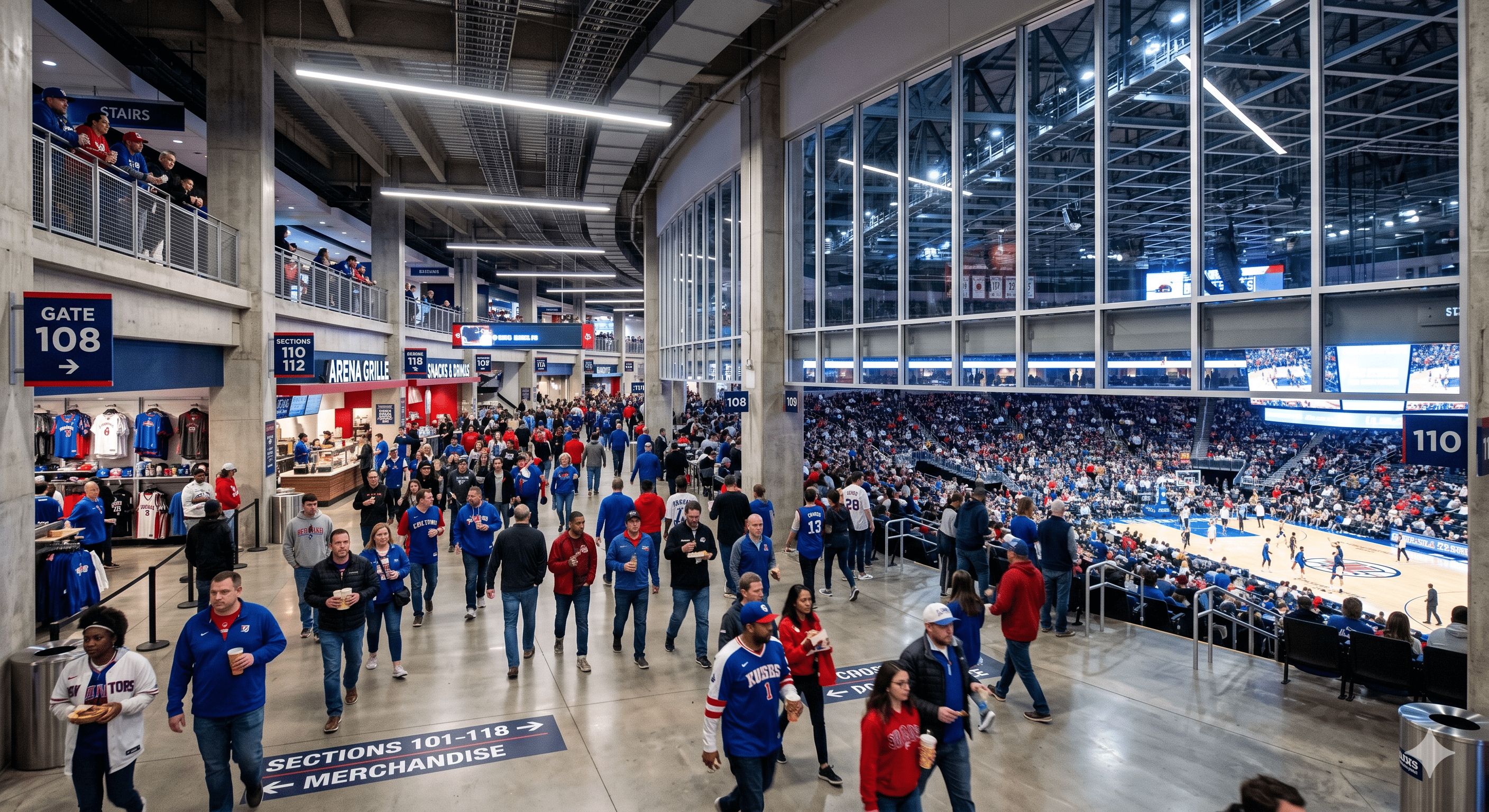Concourse de stade