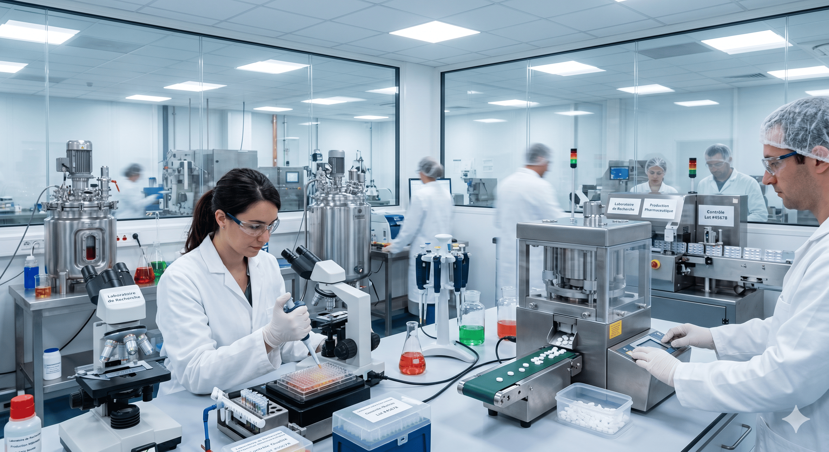 Zone pharmaceutique à accès contrôlé