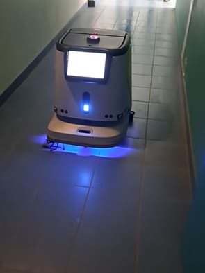 Robot Cleanobot sur un site a fort trafic 1